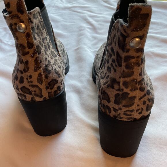 Xappeal Animal Print Ankle Boot 8 - Picture 6 of 7